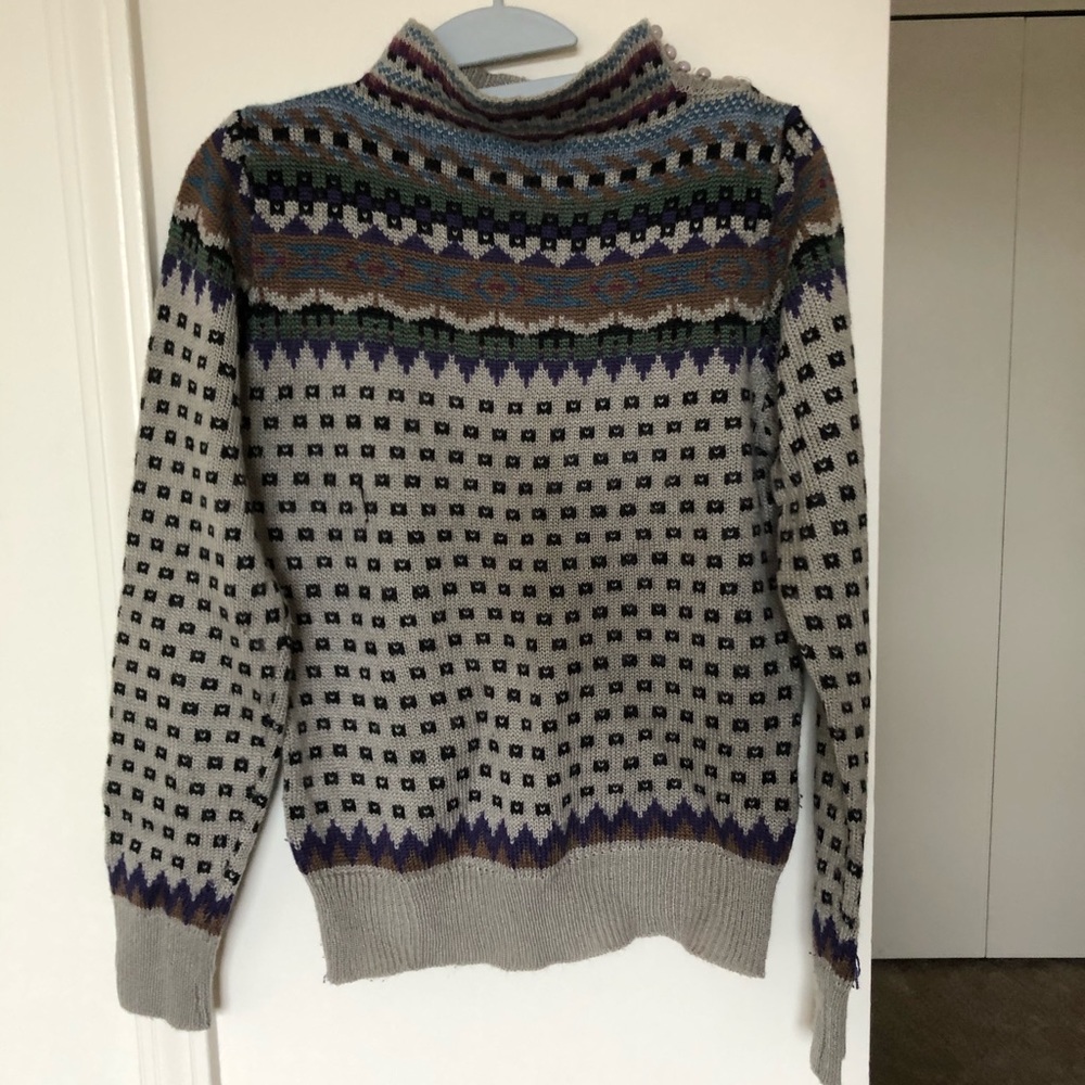 Vintage mock neck sweater